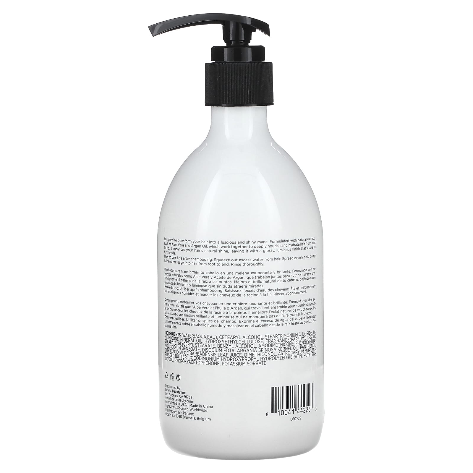 Luseta Beauty, Tangle Free Conditioner, For All Hair Types, 16.9 fl oz (500 ml) - Image 2