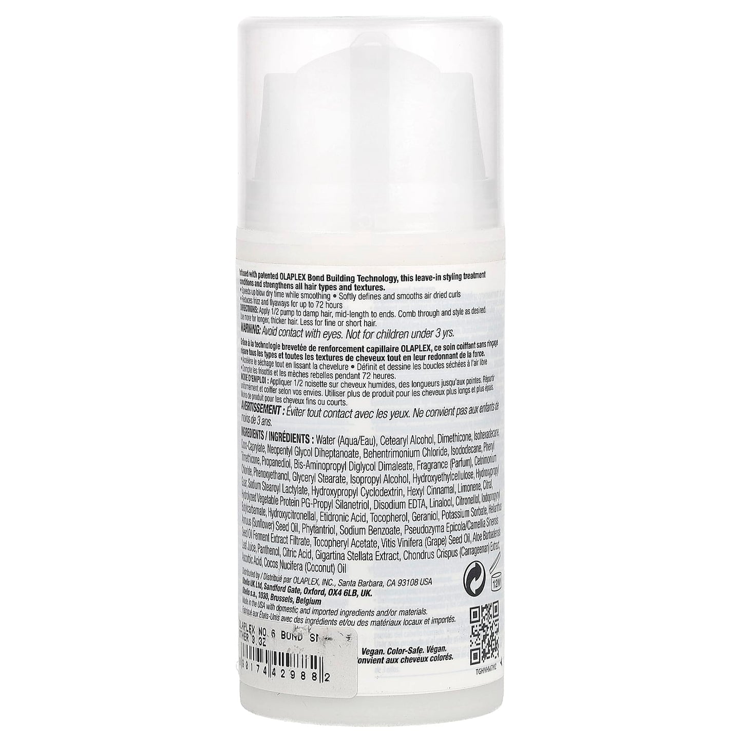 Olaplex, No. 6 Bond Smoother®, Leave-in Styling Treatment, 3.3 fl oz (100 ml) - Image 2