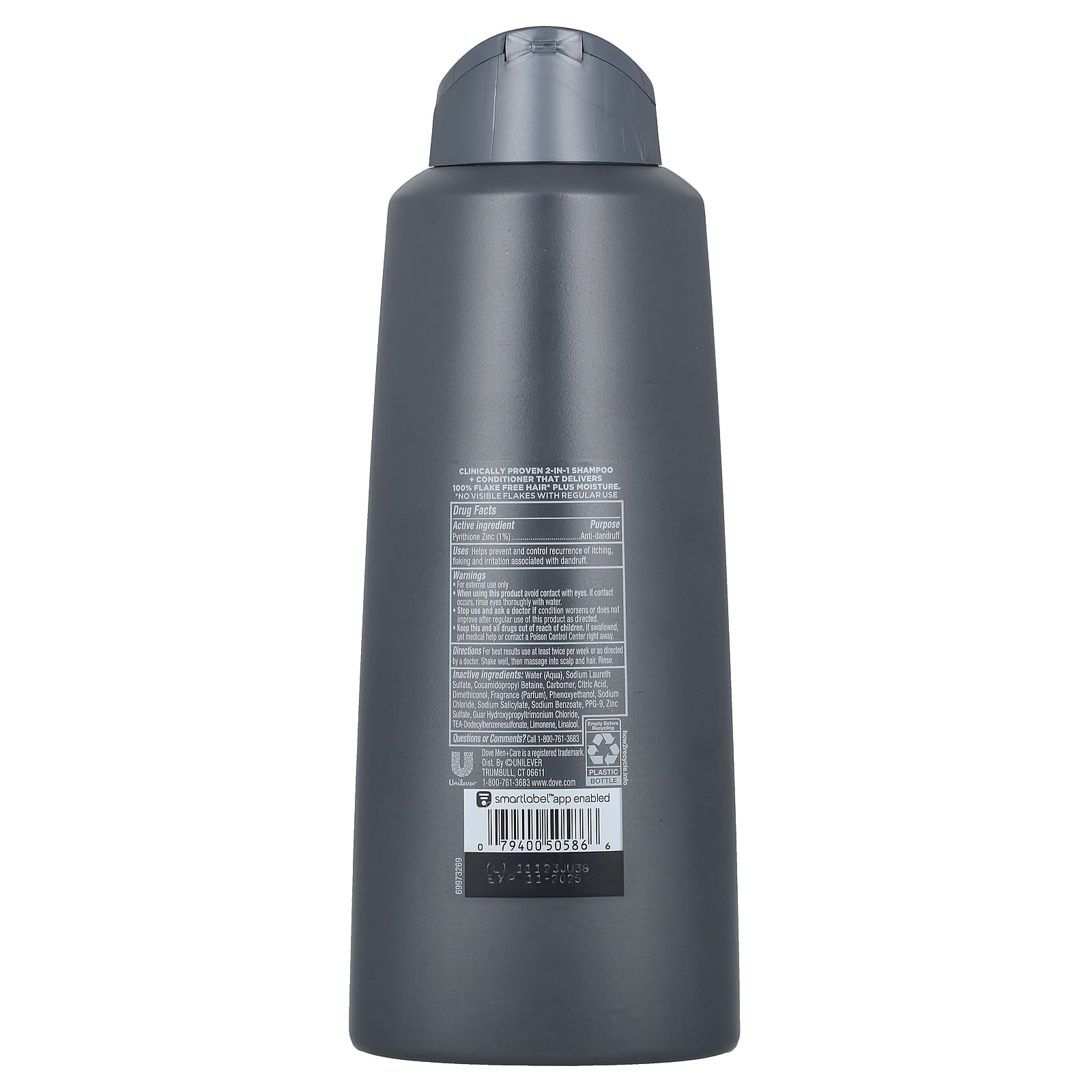 Dove Men + Care Anti-Dandruff 2-in-1 Shampoo + Conditioner, 20.4 fl oz - Image 2