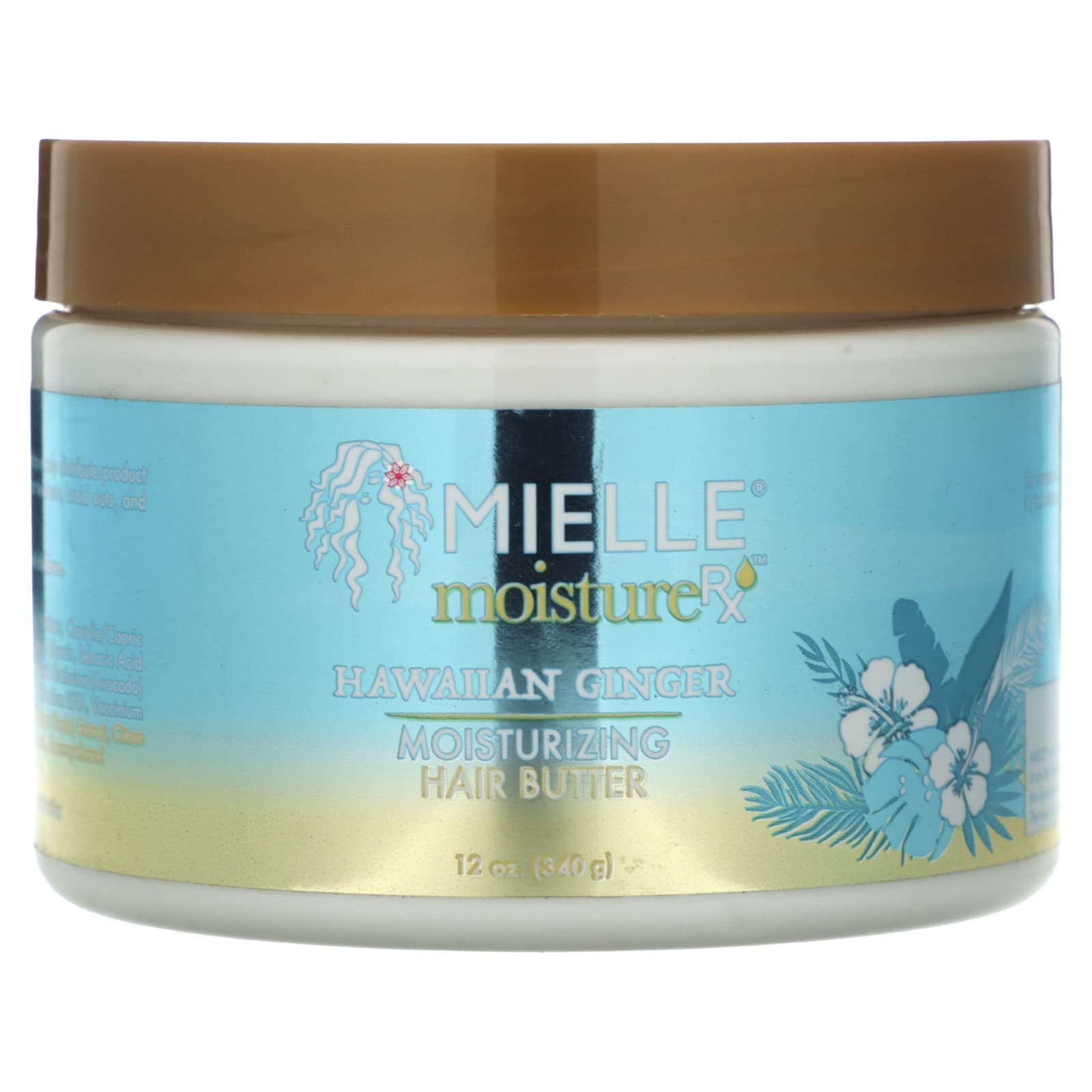 Mielle, Moisture RX, Moisturizing Hair Butter, Hawaiian Ginger, 12 oz (340 g) - Image 1