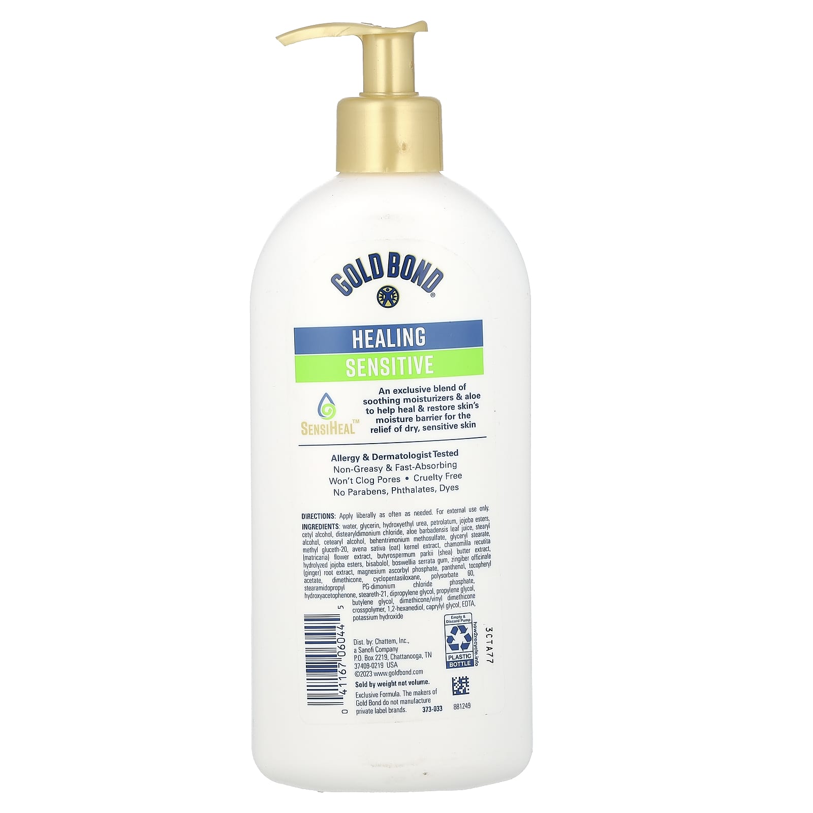 Fragrance-Free Gold Bond Lotion for Dry, Sensitive Skin, 13 oz - Image 2