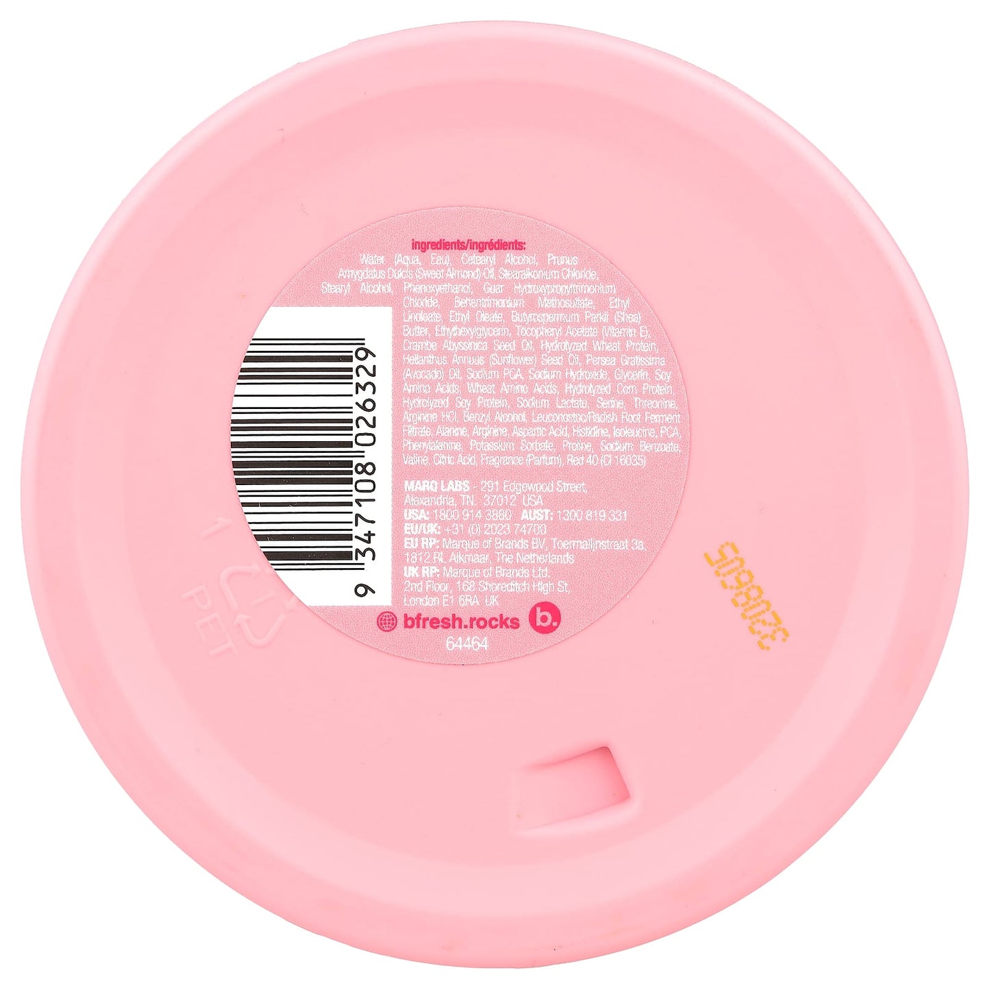 Berry Bliss Restorative Hair Mask by b.fresh, 6.7 fl oz (200 ml) - Image 2