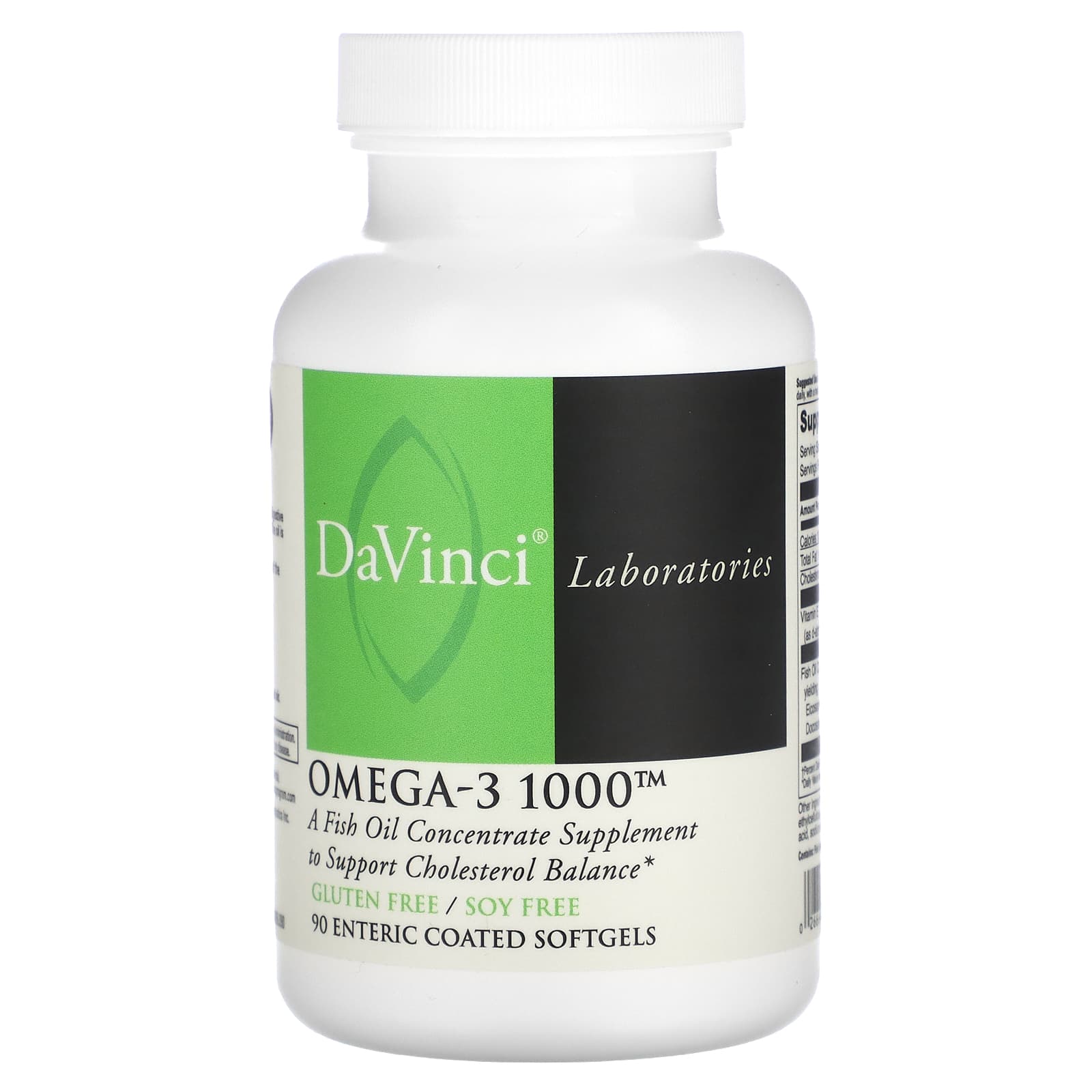 Support Heart Health with DaVinci Labs Omega-3 1000 - Image 1