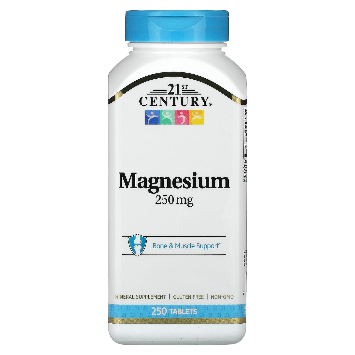 Magnesium Supplement for Bone & Muscle Support by 21st Century - Image 1