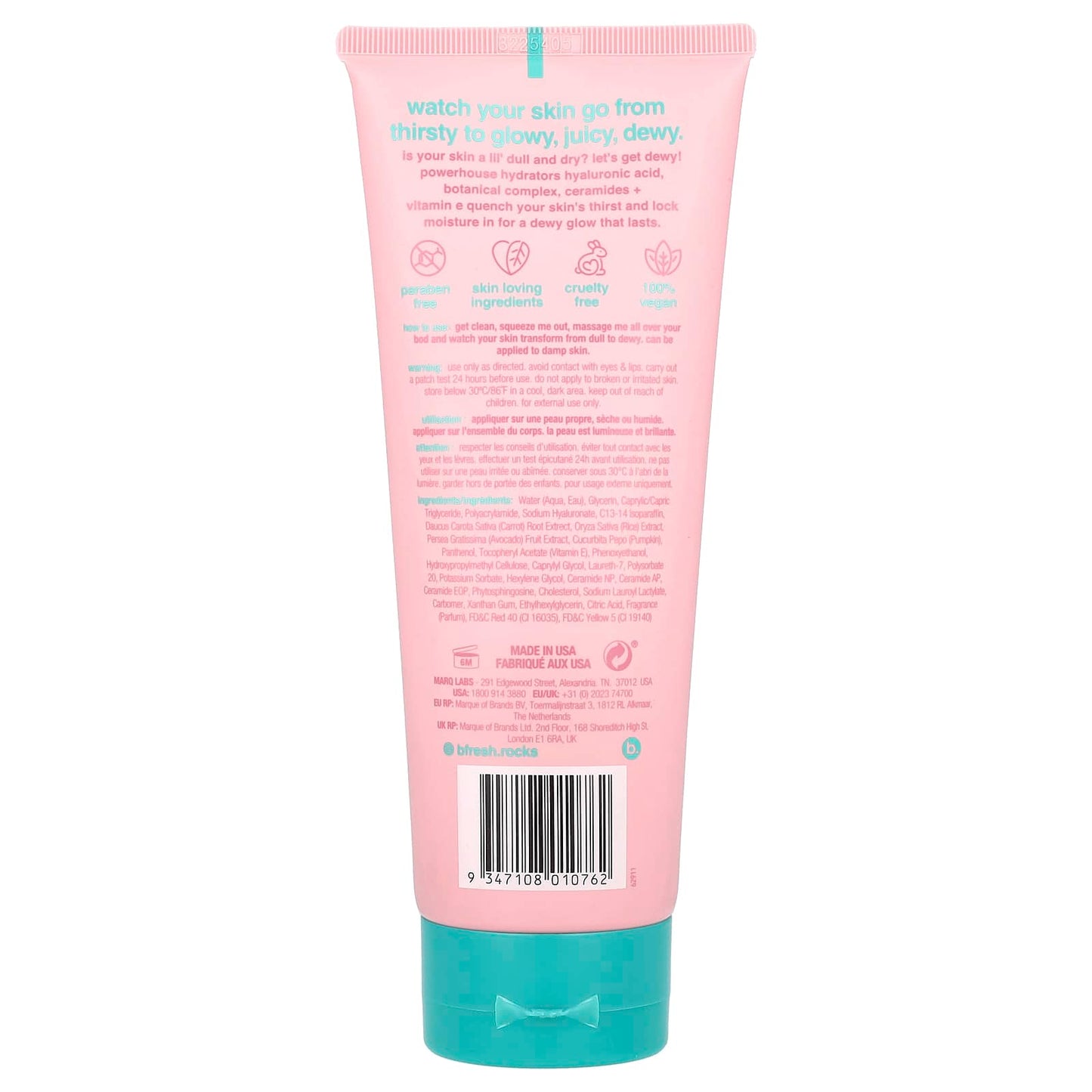 Get Dewy Skin with b.fresh Hydrating Body Serum, 8oz, Vegan & Cruelty-Free - Image 2