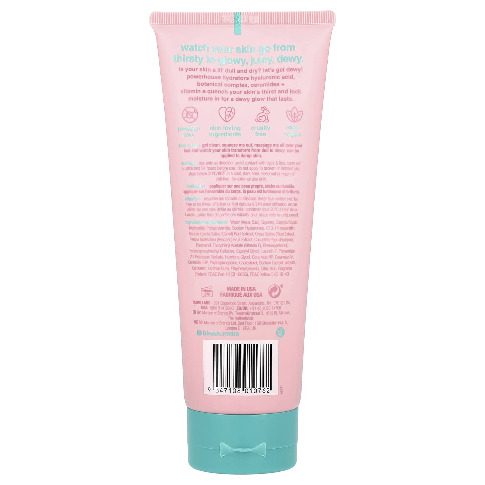 Get Dewy Skin with b.fresh Hydrating Body Serum, 8oz, Vegan & Cruelty-Free - Image 2