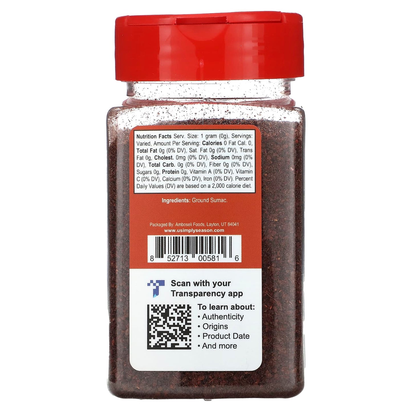 USimplySeason, Original Sumac, Ground, 5 oz (141 g) - Image 2
