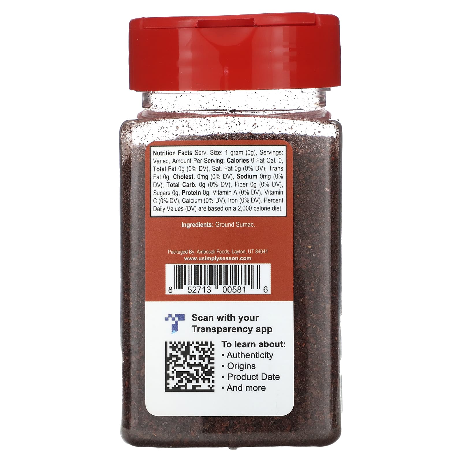 USimplySeason, Original Sumac, Ground, 5 oz (141 g) - Image 2