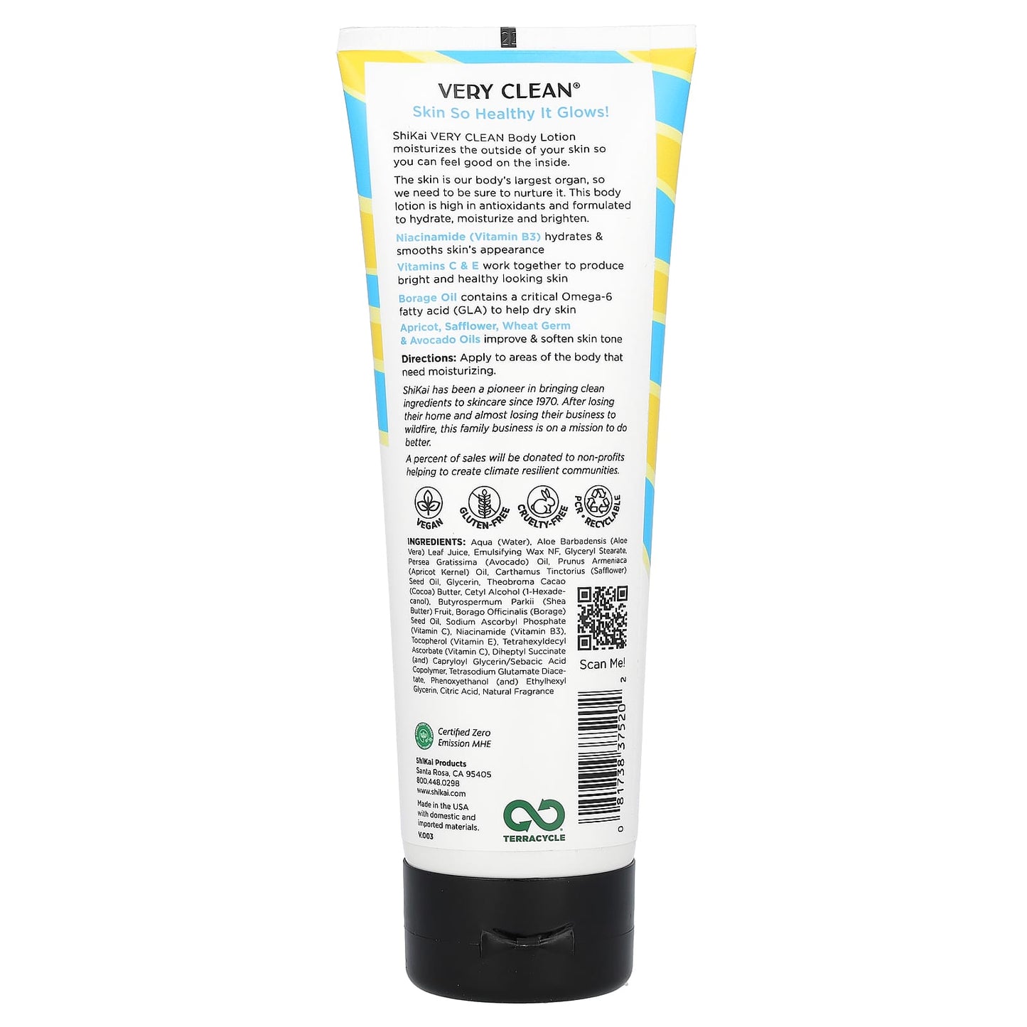 Shikai, Very Clean, Body Lotion, Island Coconut, 8 fl oz (238 ml) - Image 2