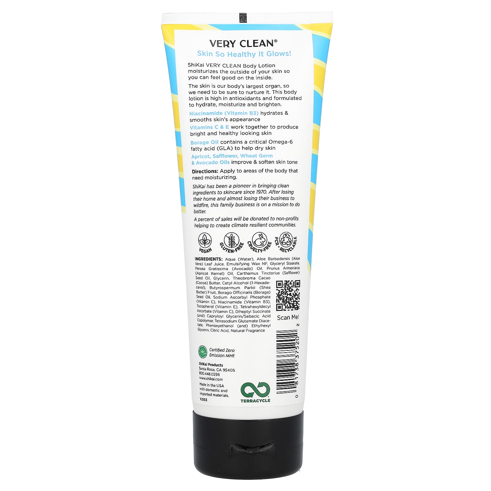 Shikai, Very Clean, Body Lotion, Island Coconut, 8 fl oz (238 ml) - Image 2
