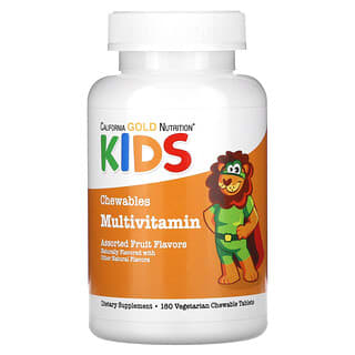 California Gold Nutrition Kids Chewable Multi-Vitamin with Fruits & Vegetables
