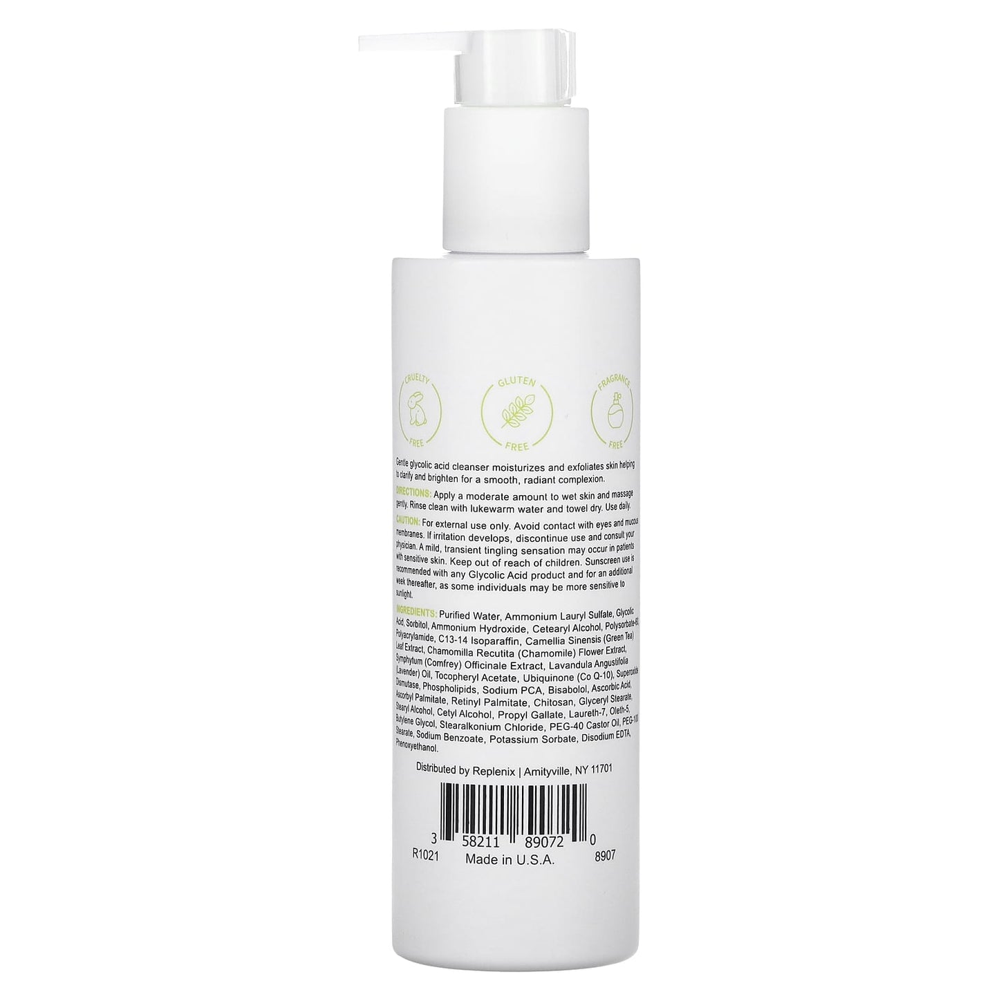 Replenix, Discoloration, Glycolic Acid Resurfacing Cleanser, 6.7 fl oz (200 ml) - Image 2