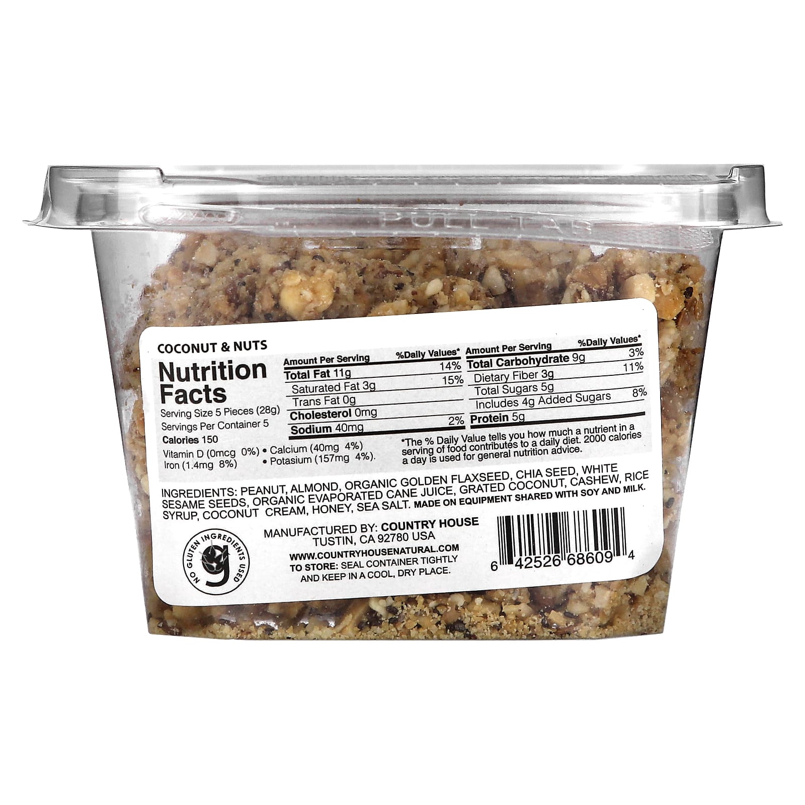 Country House Coconut & Nut Blend, Gluten-Free, 7 oz (198g) - Image 2