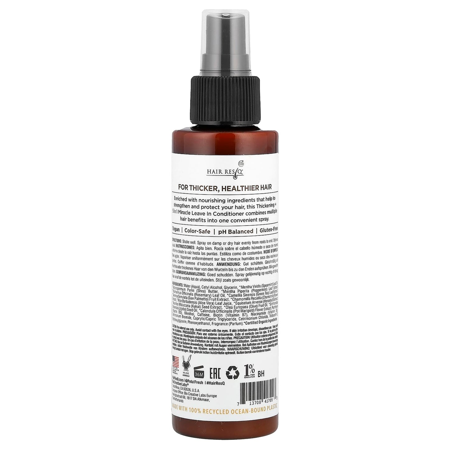 Petal Fresh, Hair ResQ®, Thickening + 5 in 1 Miracle Leave in Conditioner , 5 fl oz (147 ml) - Image 2