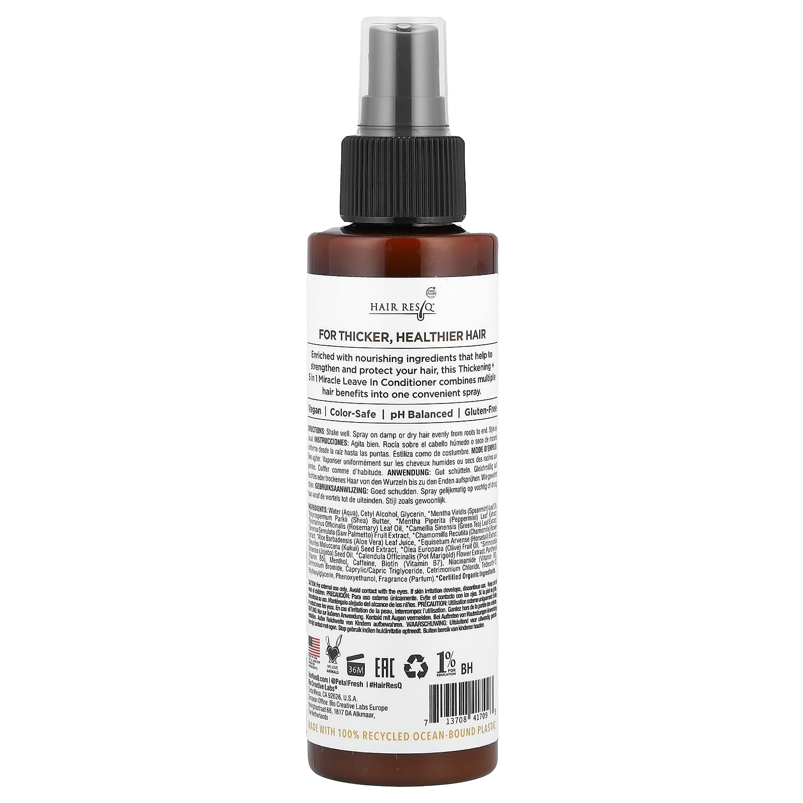 Petal Fresh, Hair ResQ®, Thickening + 5 in 1 Miracle Leave in Conditioner , 5 fl oz (147 ml) - Image 2