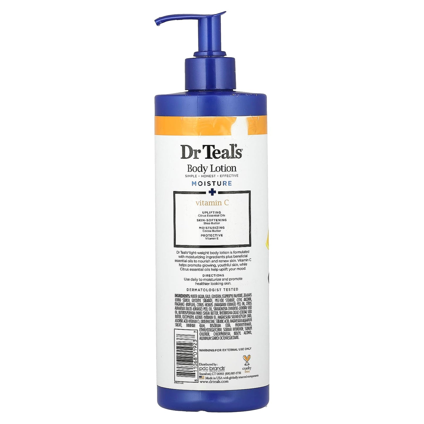 Dr. Teal's Radiant Body Lotion, Citrus, 18 fl oz (532 ml) - Image 2
