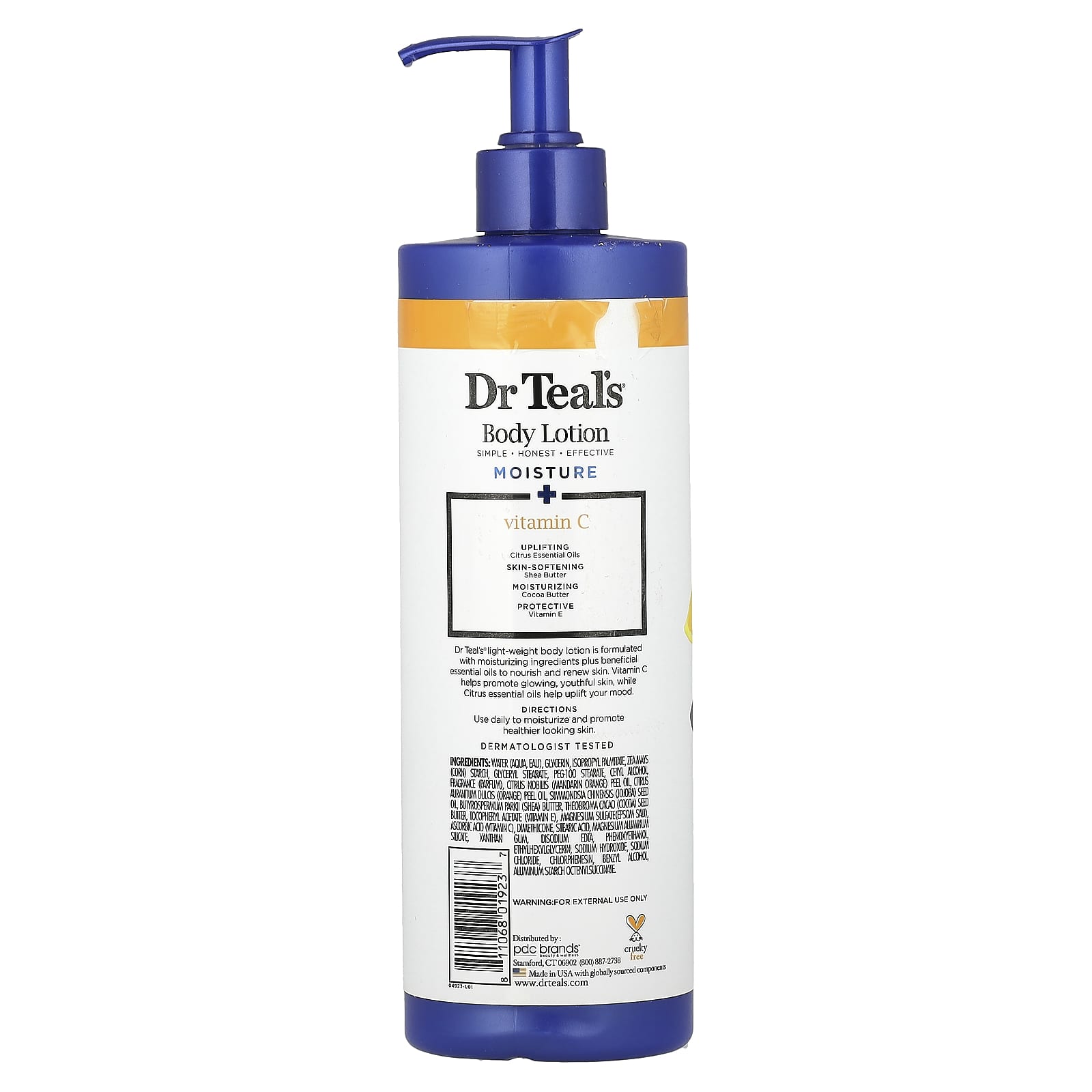 Dr. Teal's Radiant Body Lotion, Citrus, 18 fl oz (532 ml) - Image 2