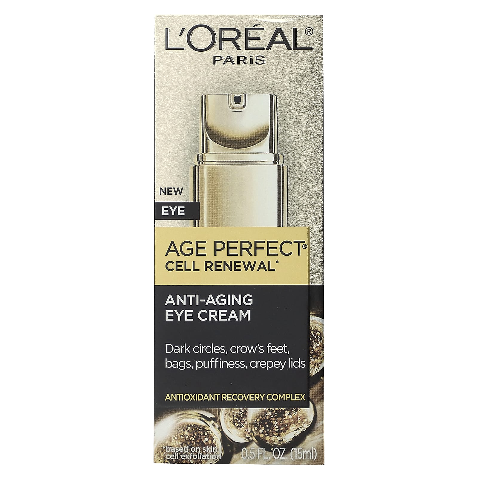 L'Oréal, Age Perfect Cell Renewal, Anti-Aging Eye Cream, 0.5 fl oz (15 ml) - Image 2