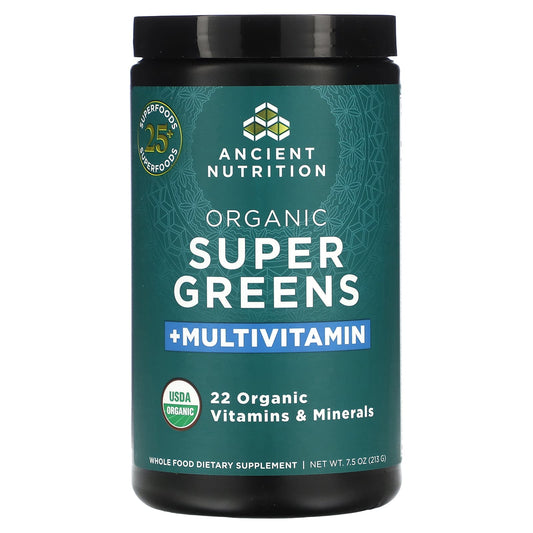 Ancient Nutrition Organic Super Greens & Multivitamin Supplement - Image 1