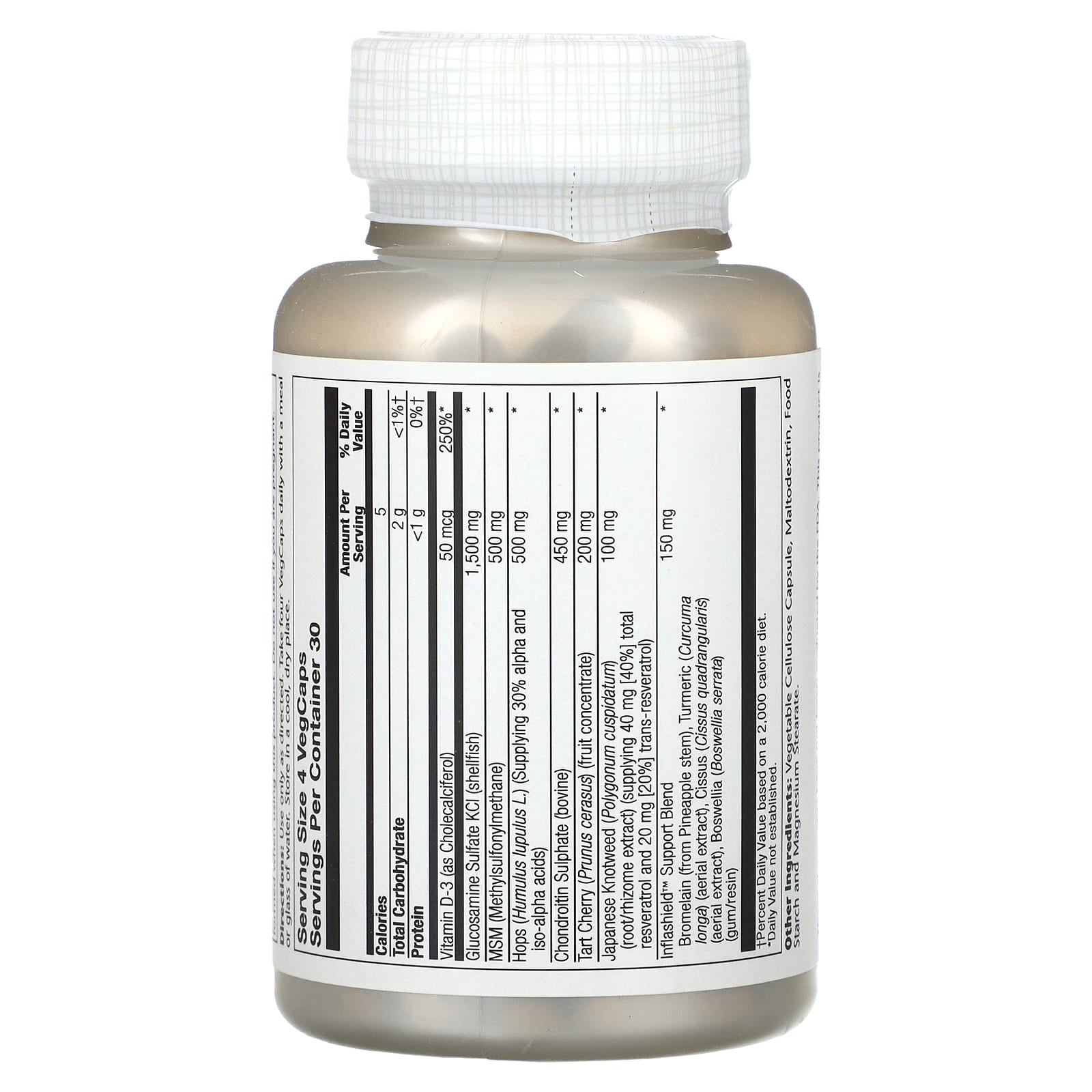 Solaray, Joint + Inflashield with IbuActin, 120 VegCaps - Image 2