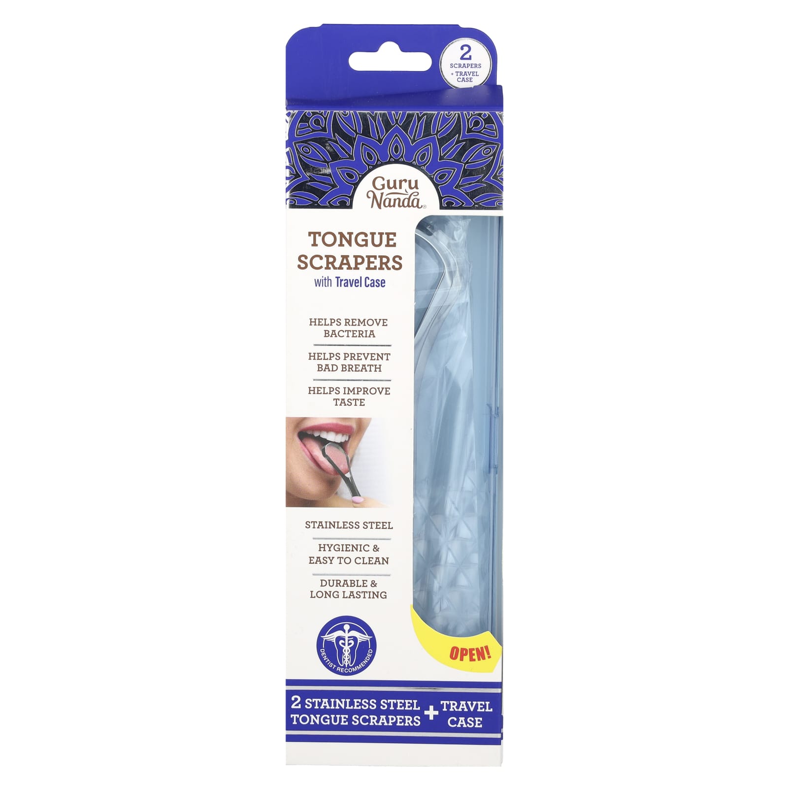 Boost Oral Health with GuruNanda Tongue Scrapers - Image 1