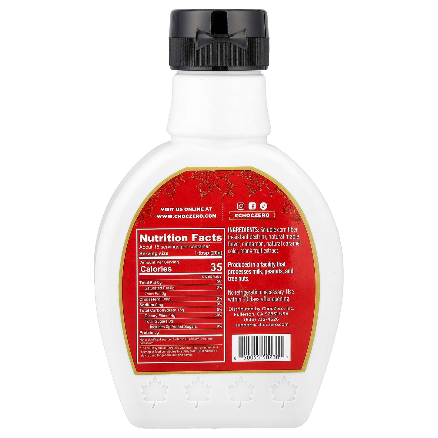 Sugar-Free Cinnamon Maple Syrup by ChocZero | Keto Friendly - Image 2