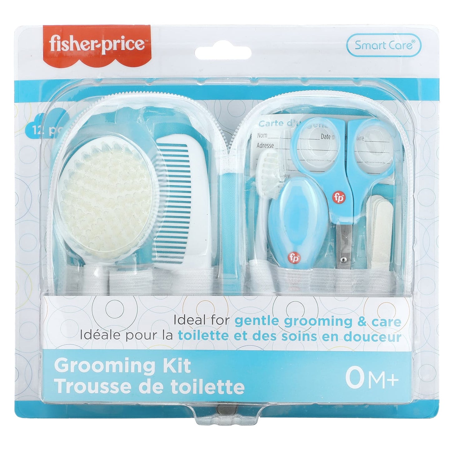 Fisher-Price Grooming Kit for Newborns - 12 Piece Essential Set - Image 1