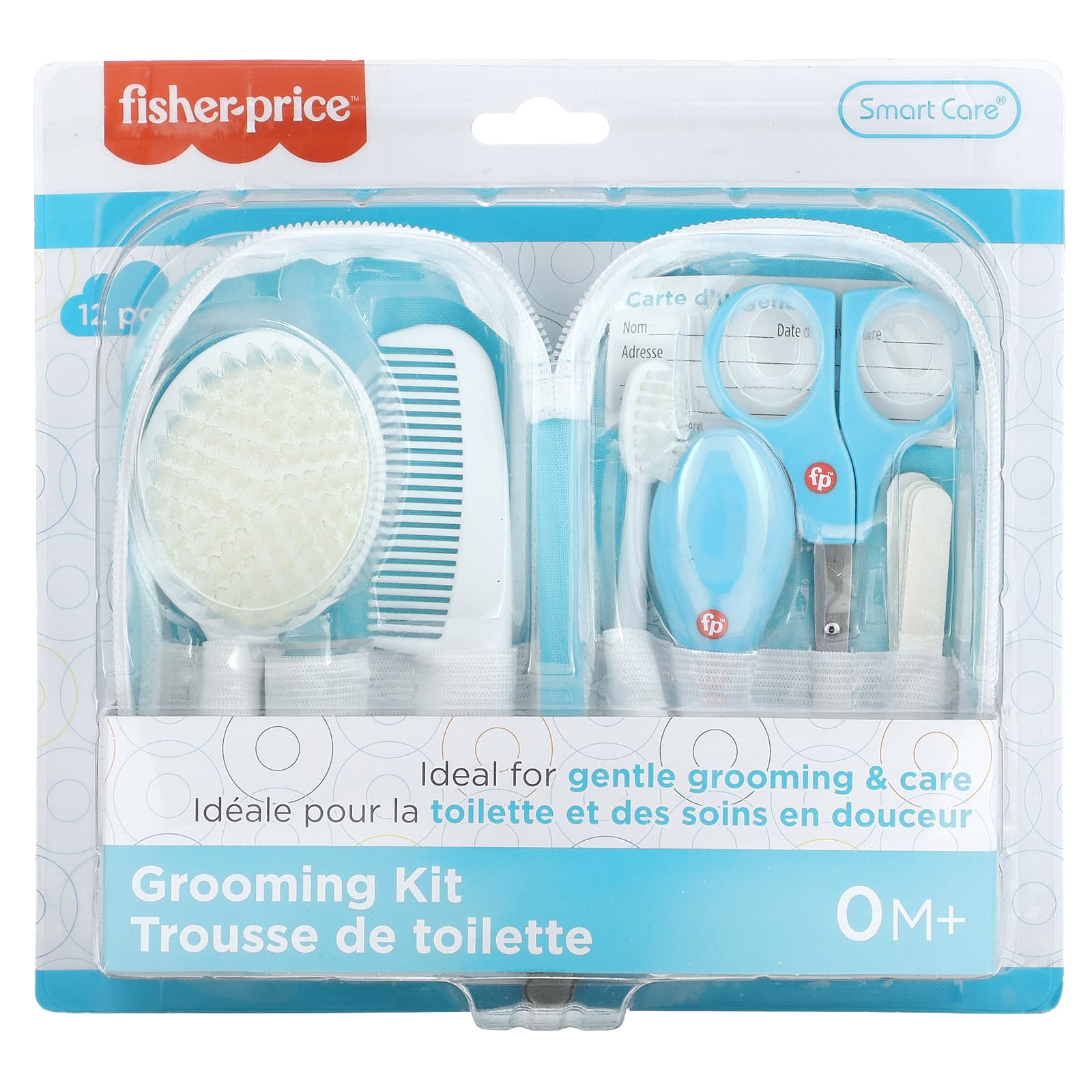 Fisher-Price Grooming Kit for Newborns - 12 Piece Essential Set - Image 1