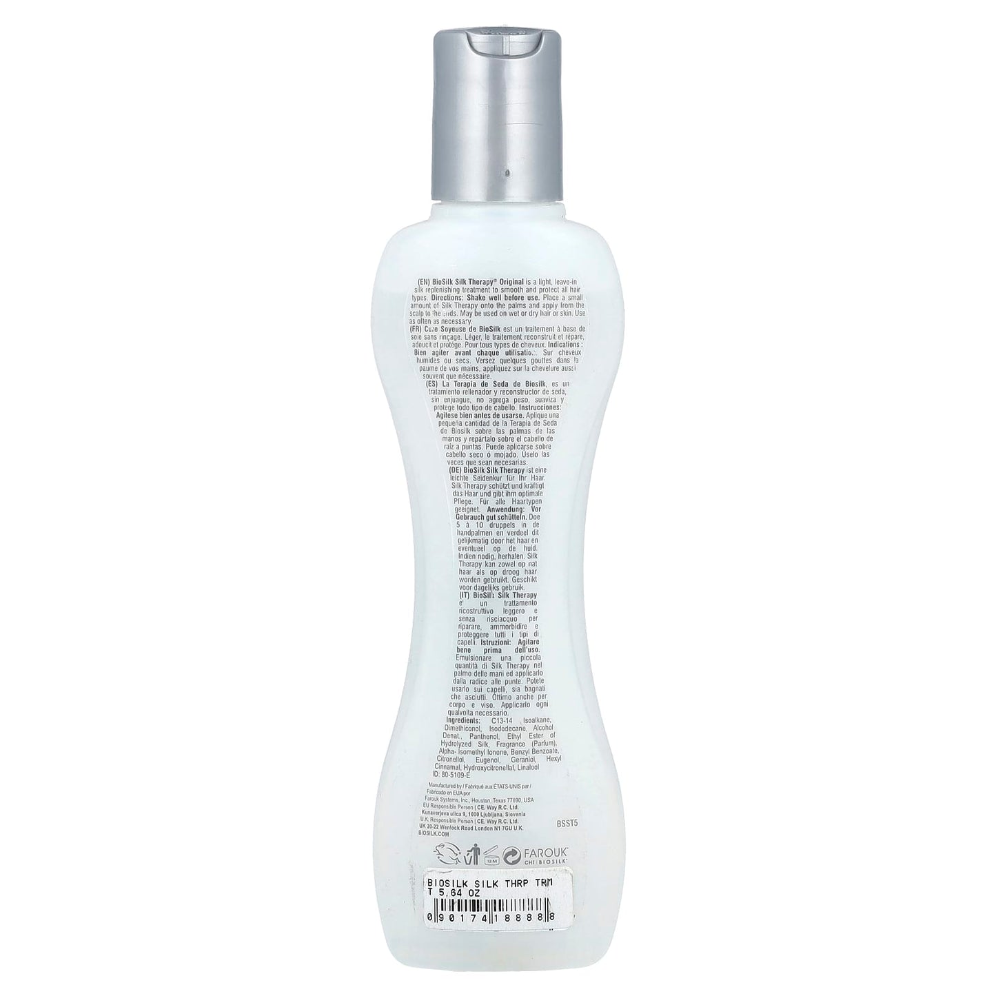Soothe & Protect Hair with Biosilk Silk Therapy Original 5.64 fl oz - Image 2