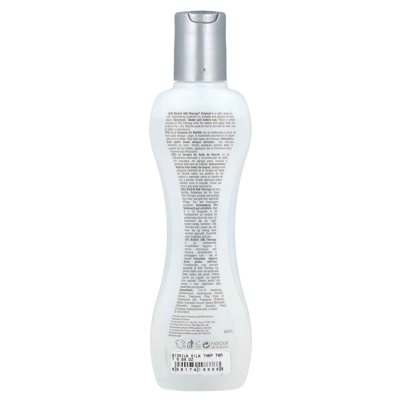 Soothe & Protect Hair with Biosilk Silk Therapy Original 5.64 fl oz - Image 2