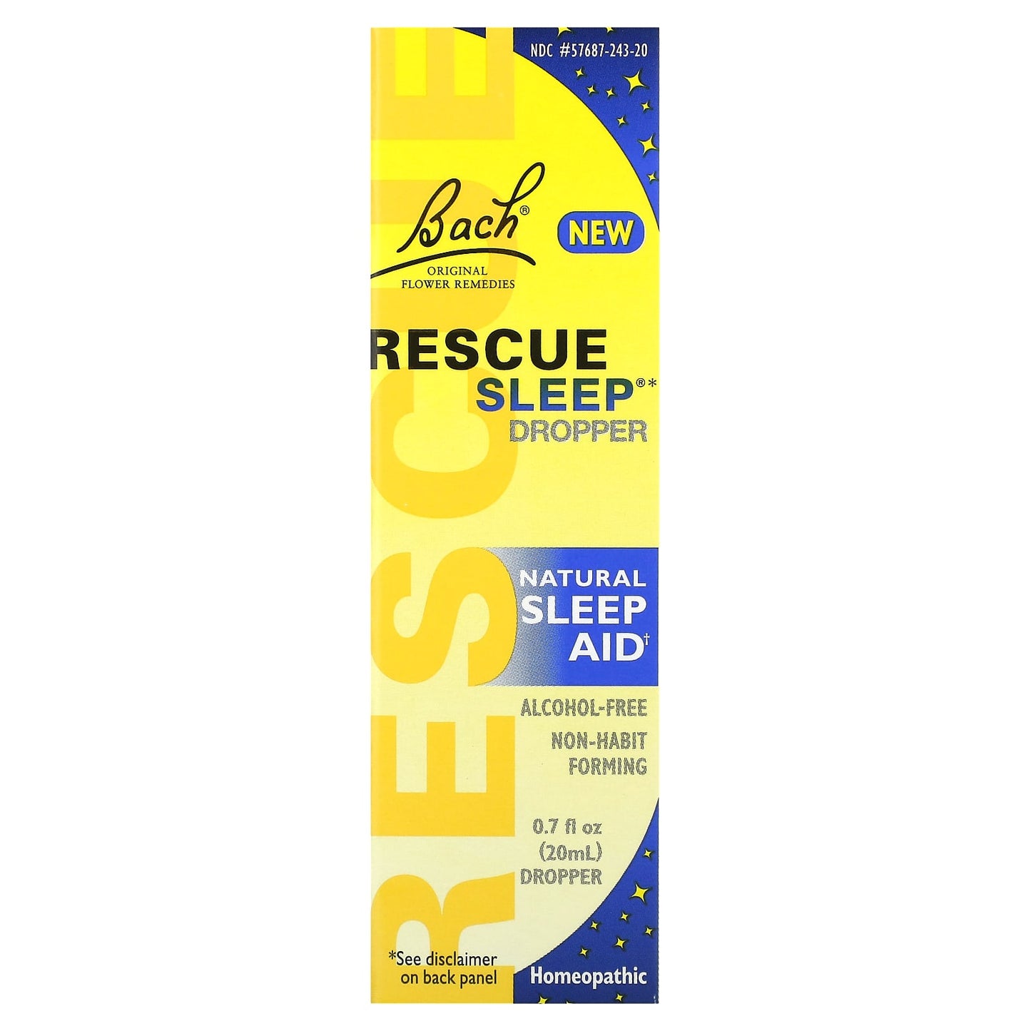 Bach Rescue Sleep Drops for Natural Sleep Aid & Stress Relief - Image 1