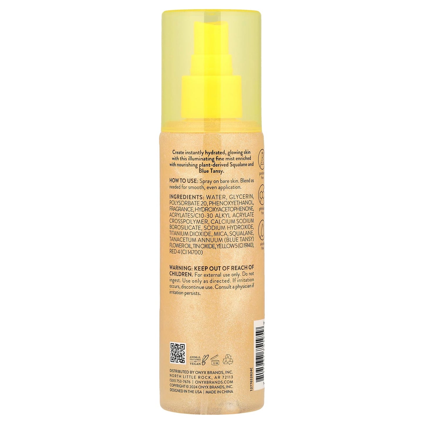 Onyx Professional, Hydrating Body Shimmer Mist, Sandalwood & Warm Vanilla, 6.5 fl oz (200 ml) - Image 2