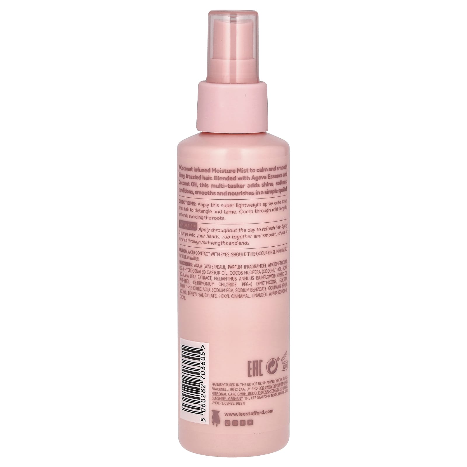 Lee Stafford, Coco Loco. Coconut Moisture Mist, 5.1 fl oz (150 ml) - Image 2