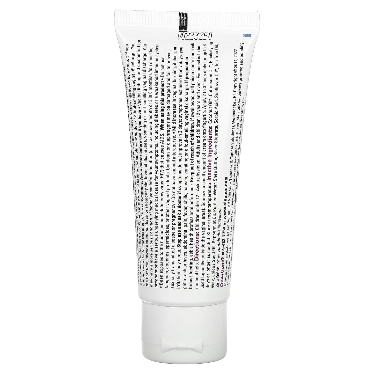 Natural Vaginal Balance with Femmesil Cream, 1.76 oz (50 g) - Image 2