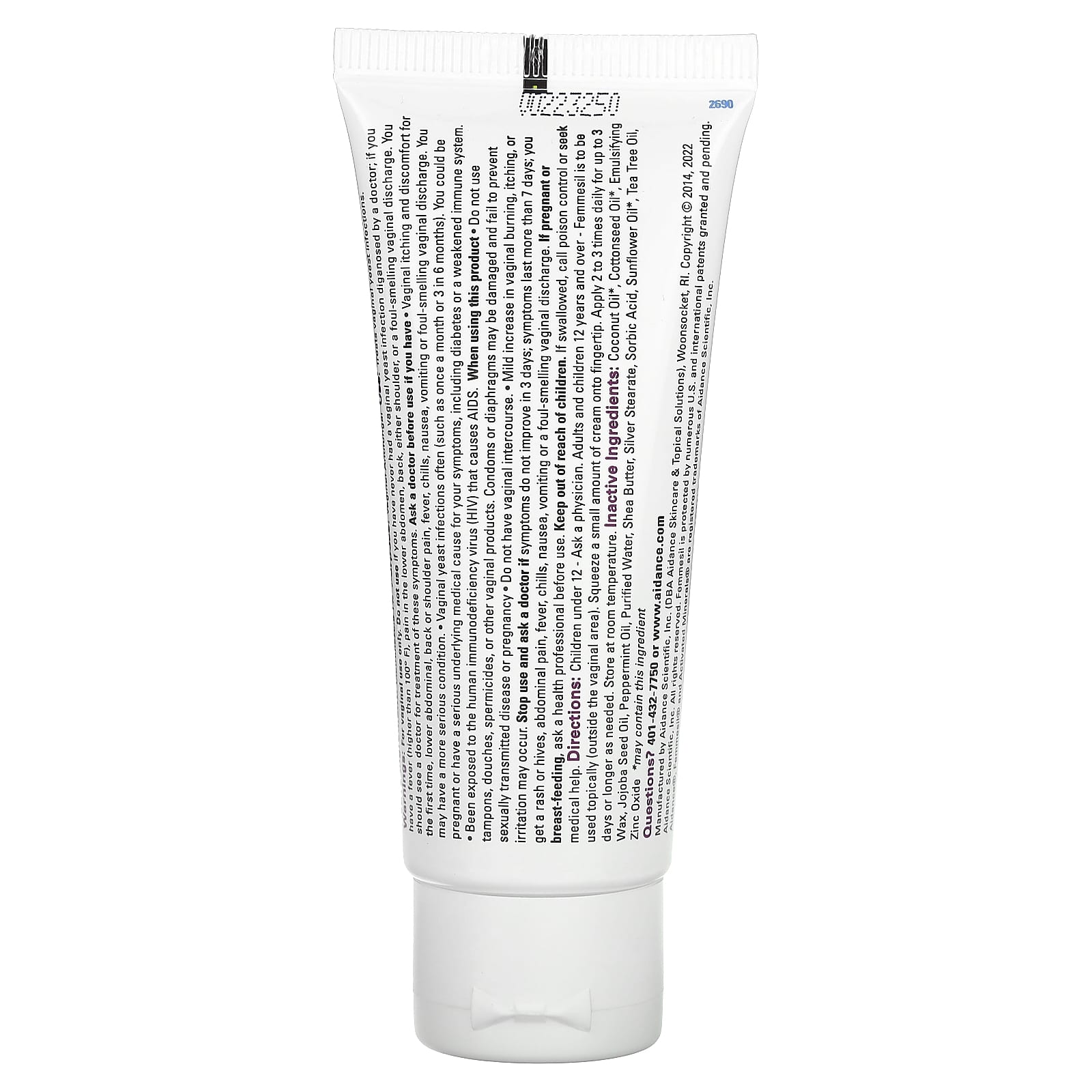 Natural Vaginal Balance with Femmesil Cream, 1.76 oz (50 g) - Image 2