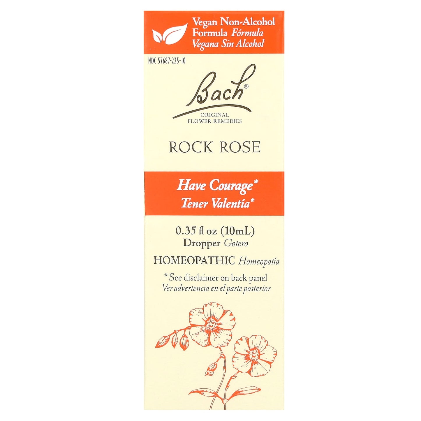 Bach Original Flower Remedies Rock Rose for Courage & Relaxation - Image 1