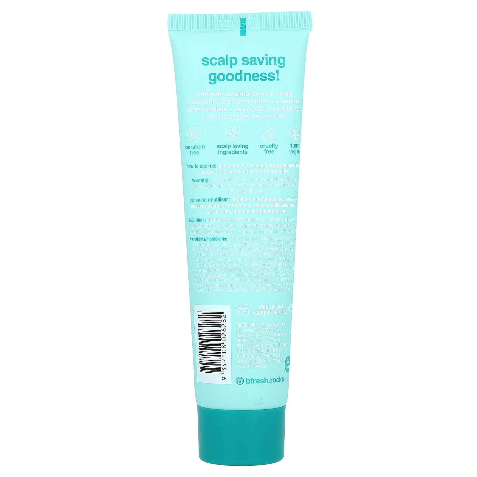 Clarifying Scalp Scrub for Healthy Hair Growth | b.fresh - Image 2