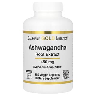 California Gold Ashwagandha 450mg Adaptogenic Supplement