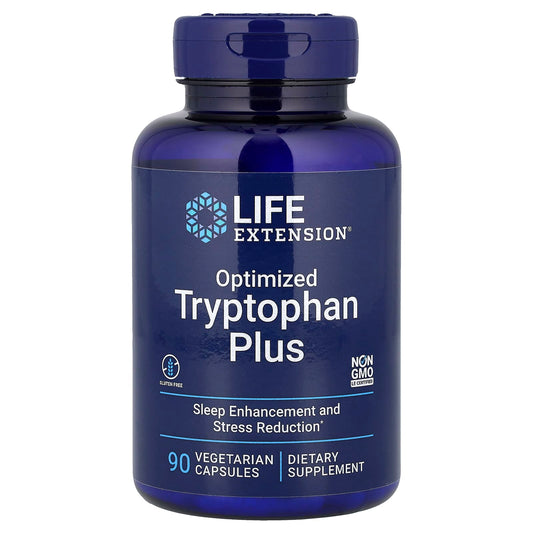 Life Extension, Optimized Tryptophan Plus, 90 Vegetarian Capsules - Image 1