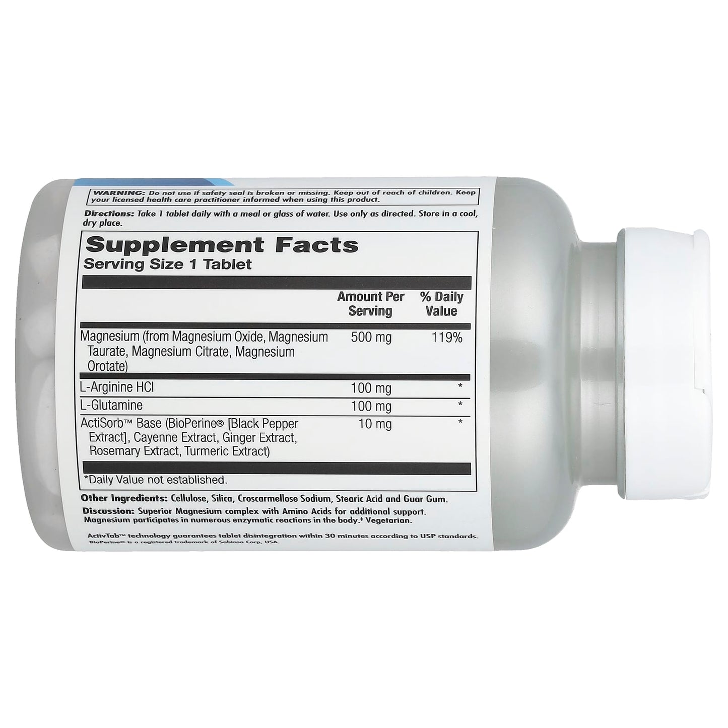 KAL Magnesium 500mg, 60 Tablets - Heart, Muscle & Nerve Support - Image 2