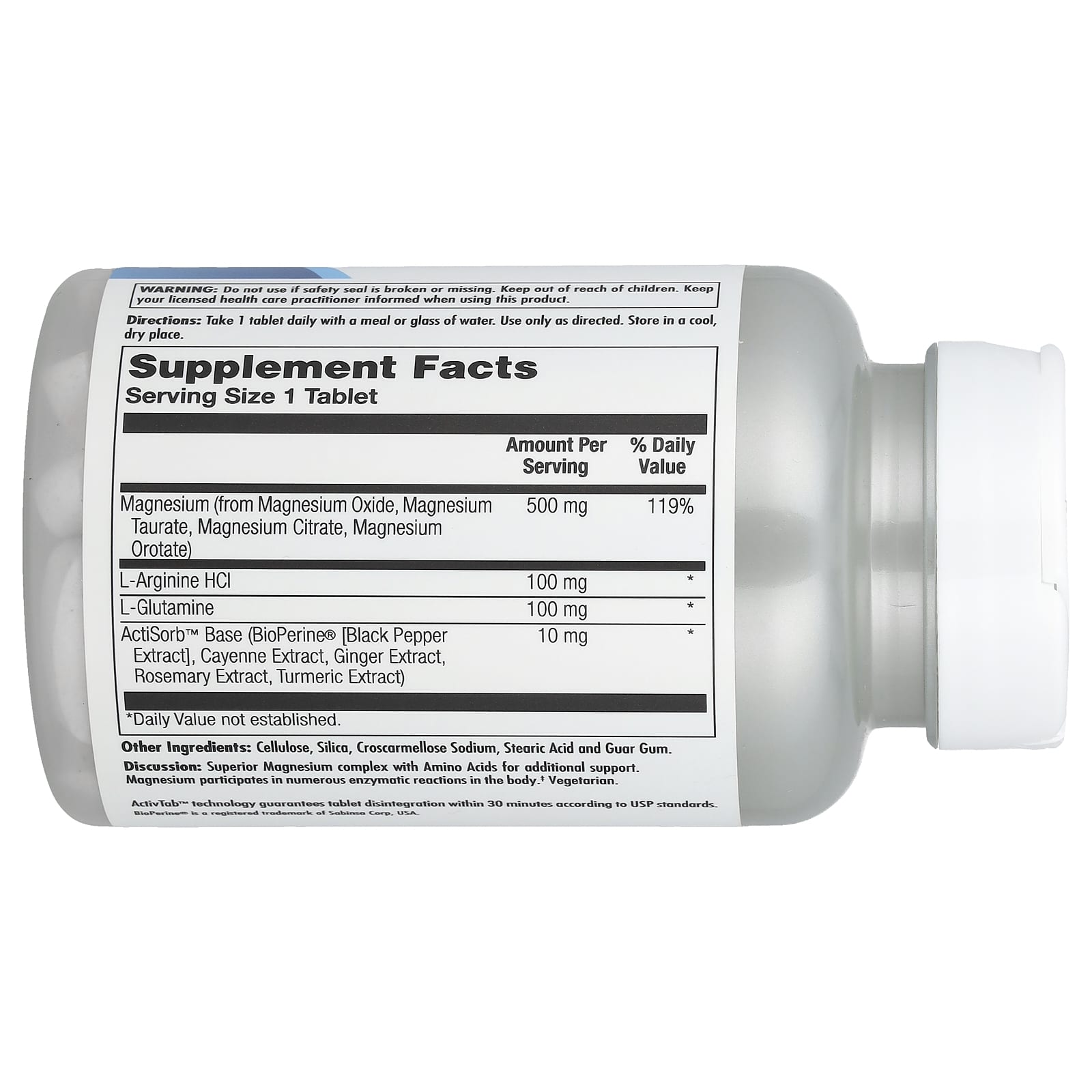 KAL Magnesium 500mg, 60 Tablets - Heart, Muscle & Nerve Support - Image 2