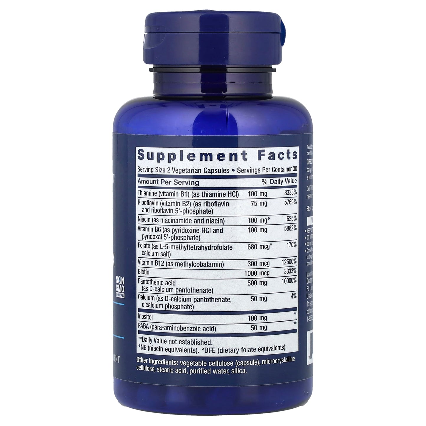Life Extension, BioActive Complete B-Complex, 60 Vegetarian Capsules - Image 2