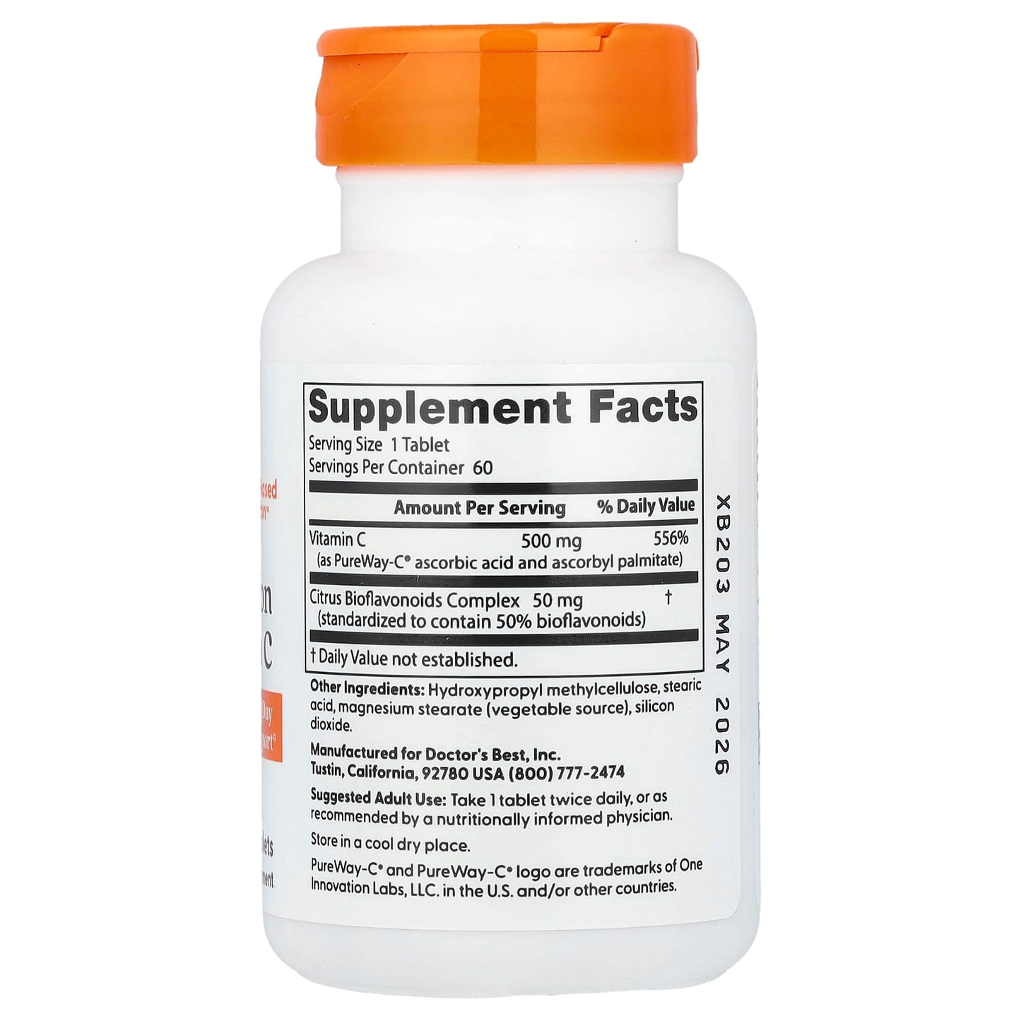 High Absorption Vitamin C Supplement for Immune Support by Doctor's Best - Image 2