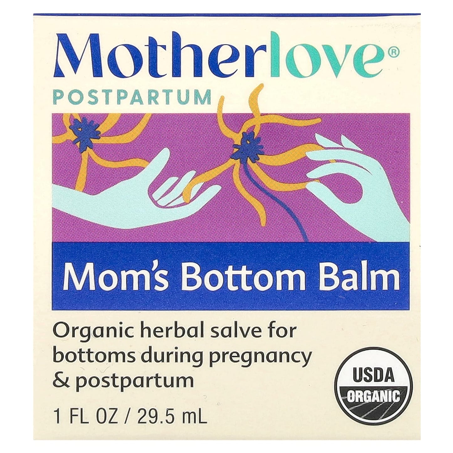 Motherlove, Postpartum, Mom's Bottom Balm , 1 fl oz (29.5 ml) - Image 2