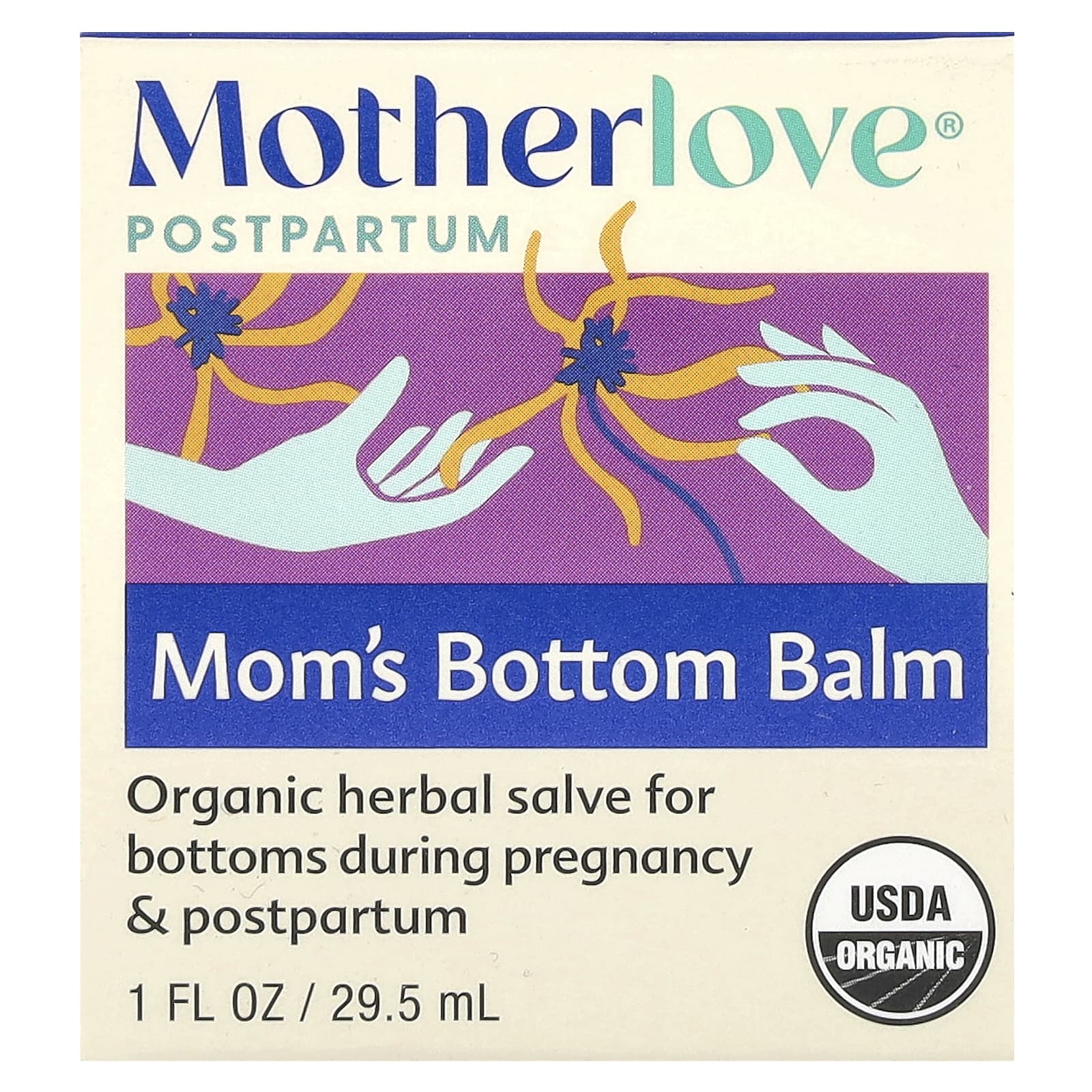 Motherlove, Postpartum, Mom's Bottom Balm , 1 fl oz (29.5 ml) - Image 2