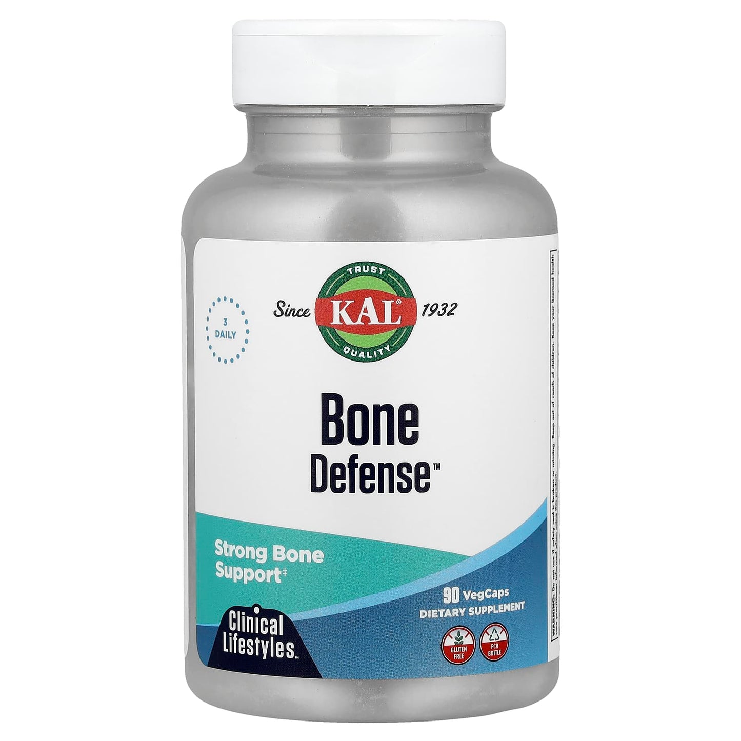 KAL, Bone Defense™, 90 VegCaps - Image 1