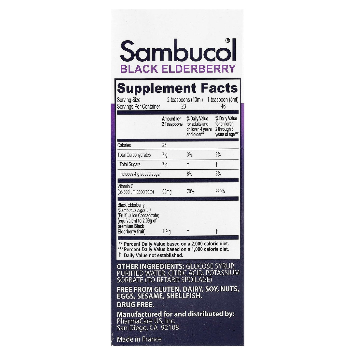 Sambucol, Kids, Black Elderberry, Advanced Immune Syrup, 2 Years & Older, Berry, 4 fl oz (120 ml) - Image 2