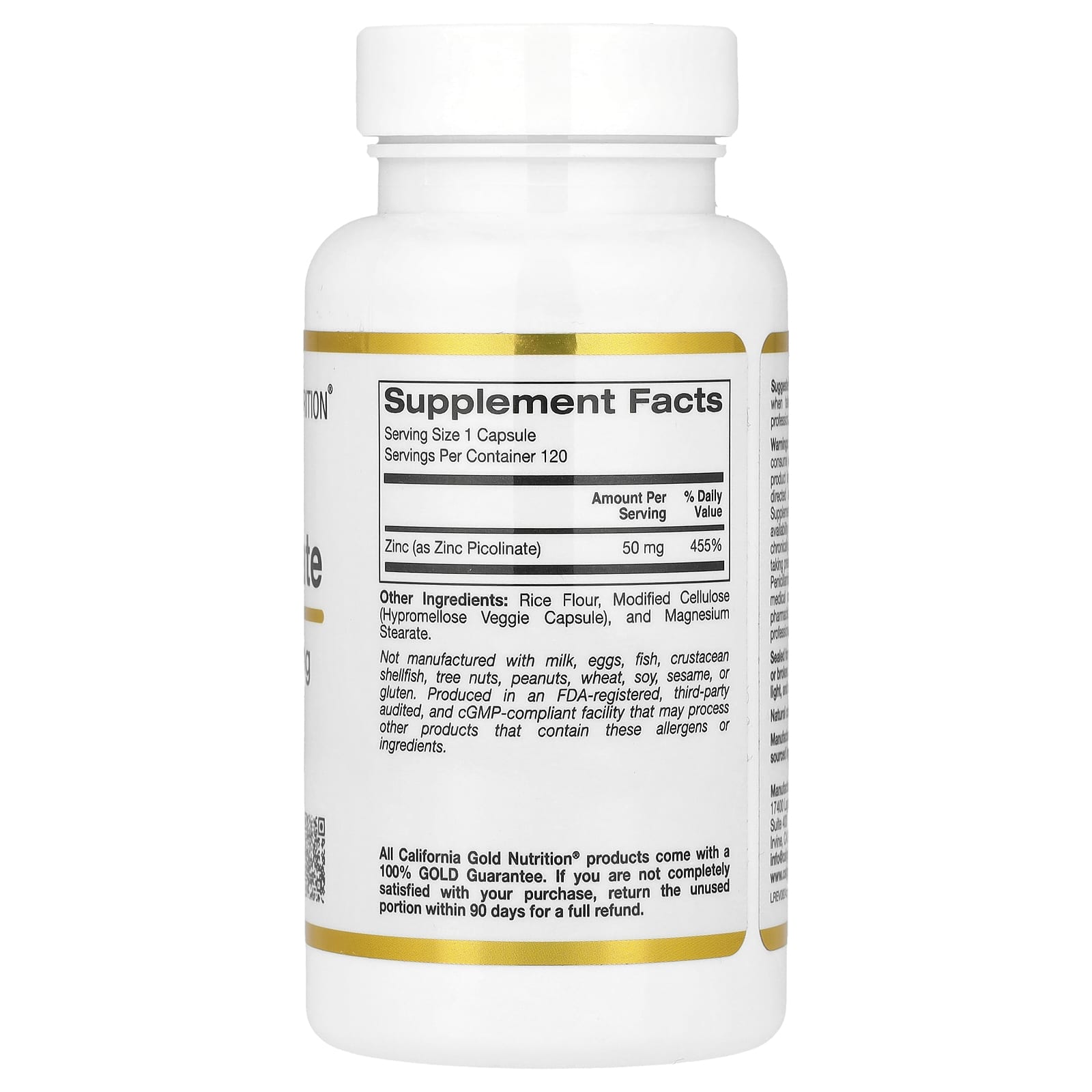 Zinc Picolinate 50mg - Immune Support for Vegans & Vegetarians - Image 2