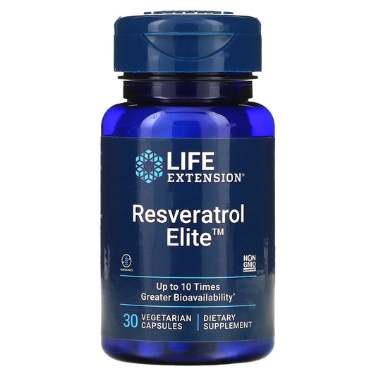 Life Extension, Resveratrol Elite, 30 Vegetarian Capsules - Image 1