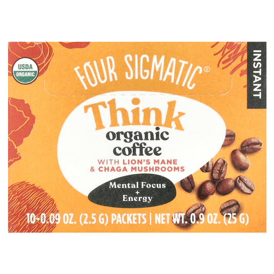 Lion's Mane & Chaga Instant Coffee for Enhanced Focus & Energy - Image 1